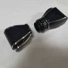 Custom Cosmetic Packaging Metal Zinc Alloy Black Bowknot Design Empty Shell Lipstick Tube