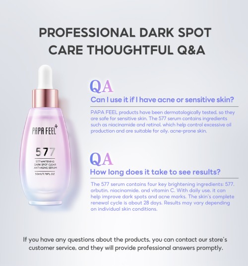 [BIG]PAPA FEEL 577 Fade Dark Spot Serum 50ml Acne Mark Brightening | 4-Butylresorcinol + Niacinamide + Arbutin + VC + Retinol