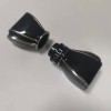 Custom Cosmetic Packaging Metal Zinc Alloy Black Bowknot Design Empty Shell Lipstick Tube