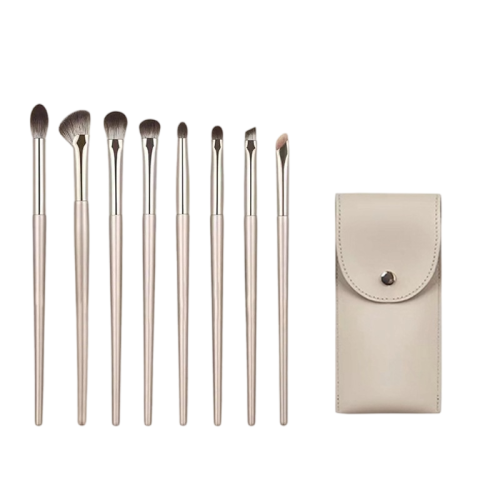 5Pcs Golden Synthetic Eye Makeup Brush Set