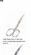 Cuticle scissor