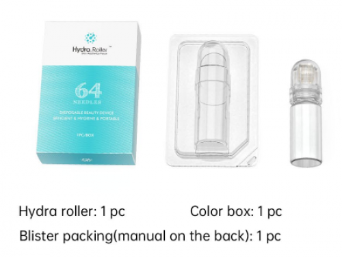 Hydra Microneedle Stamp HR64 – Derma Roller Stamp  Applicator for Face Serum