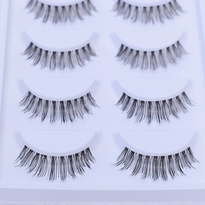 100% human hair made false eyelash various style