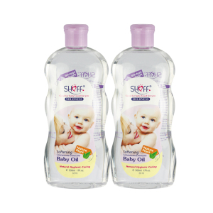 SHOFF 300ML Baby Oil, Mineral Oil Enriched With Shea & Cocoa