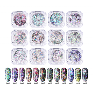 3D Nail Art Magic Mirror Effect Flakes Powders Wholesale Glitter for Nail Art