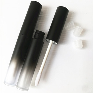 4 ml Empty gradient black wholesale makeup eyelash extention container mascara tube lipgloss tube for cosmetic packaging