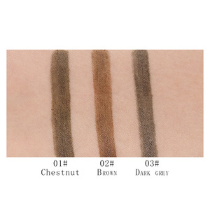 Best Selling New Products Wholesale High Pigment Eyebrow Tattoo Pencil 3 Colors Waterproof Eyebrow pencil