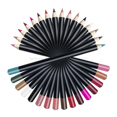 Best Selling Private Label Custom Vegan Cruelty Free Lipliner Pencil Creamy Dark Brown Nude Lip Liner