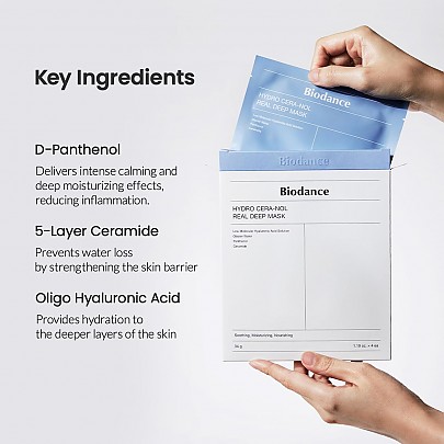 Biodance Hydro Cera-nol Real Deep Mask 1Box (4ea)
