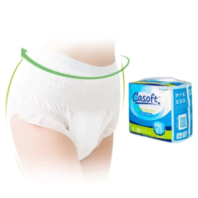 Breathable Ultra Soft Elastic Waistband Xxxl OEM Women Overnight Sanitary Underwear Wholesale Pull up Disposable Adult Diapers Panties