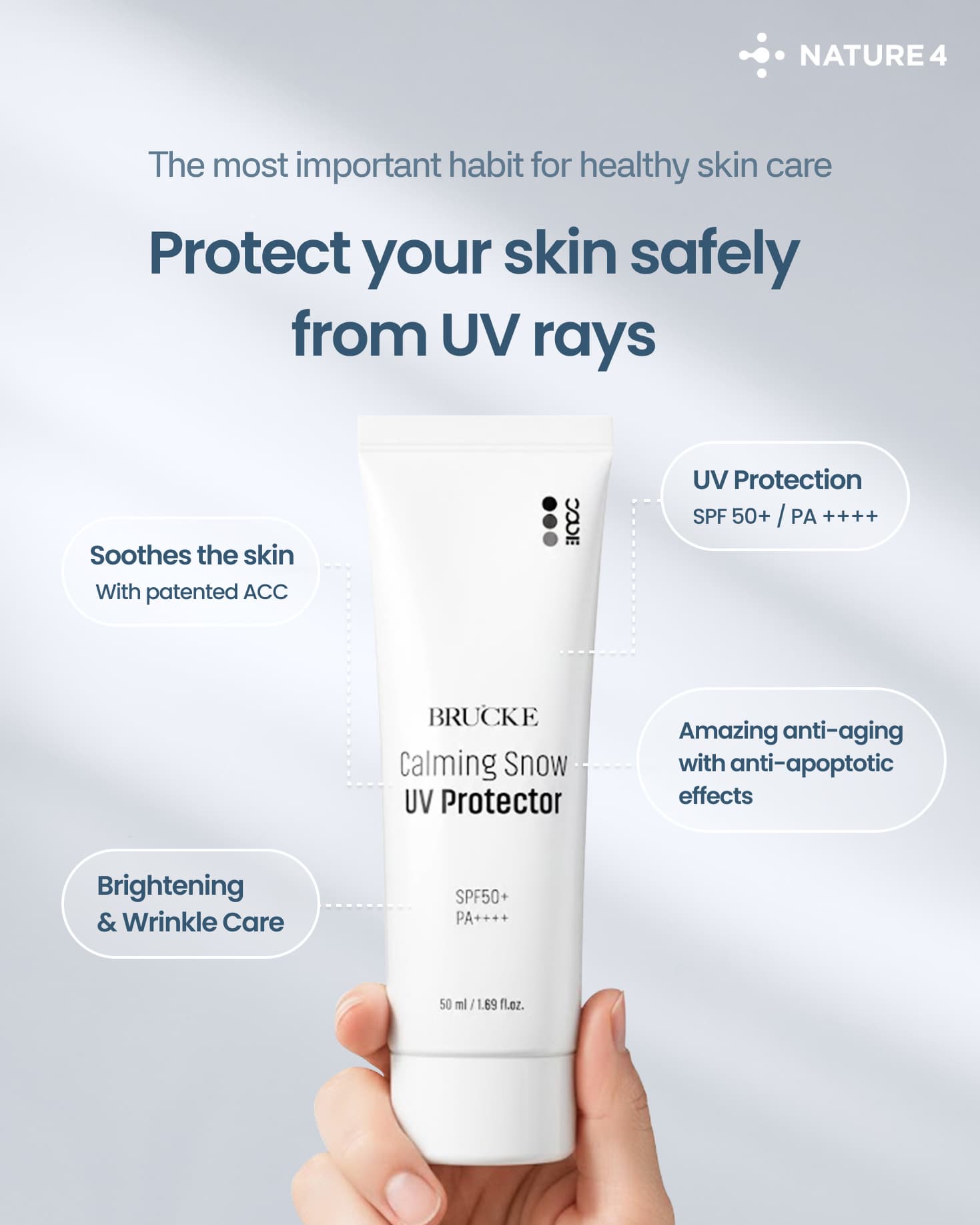 BRUCKE ACC Calming Snow UV Protector