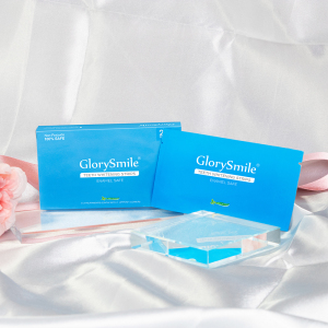 CE Approved GlorySmile Professional White Tooth Strips Advanced Pap Teeth Whitening Strips Private Label