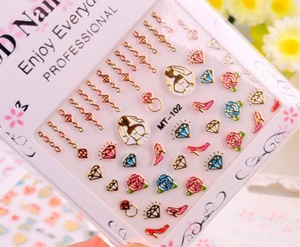 Cheaper Fashion Nail Art, Finger Nail Sticker Wholesale