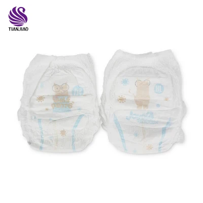 Color Printed Poly Bag Packed Disposable Baby Pants