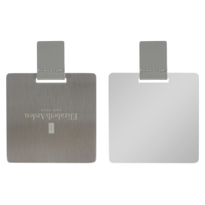 Custom Makeup Mirror Pocket Print Square Mini Small Pu Leather Compact Mirror With Logo