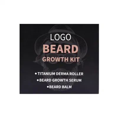 Customized Beard Growth Set Natural Ingredients Roller Beard Growth Oil Set
