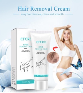 EFERO Unisex Hair Removal Cream Painless Depilatory Cream Removes Underarm Leg Hair Body Care Depilation