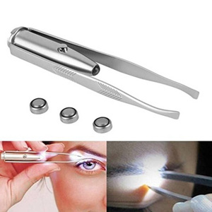 Eyebrow Tweezer With LED Light