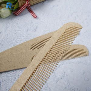 Factory direct supply short handle hotel rubber hair comb