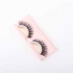 Fashion cheap 3d silk eyelash charming synthetic self-adhestive eyelashes makeup 3d silk pre-glued lashes