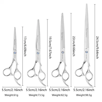Four Sizes Scissor Silver Color Professional Hairdresser Beauty Products Beauty Instrument