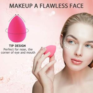 Free sample Latex free makeup blender foundation sponge facial powder puff blender beauty cosmetics makeup sponge