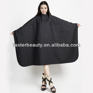 from china guang zhou black customized barber cape