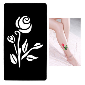 G214-G241 Product  India Henna  Airbrush  Temporary Tattoo Stencils