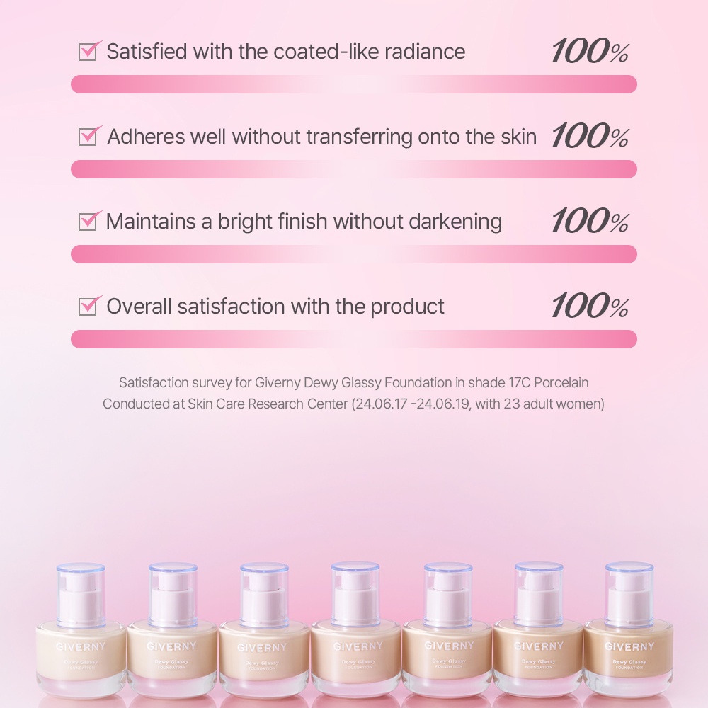 [GIVERNY] DEWY GLASSY FOUNDATION (7 shades)