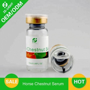 High Quality Tiny Glass Bottle Anti Redness Horse Chestnut Serum Skin Repair Face Serum for Women