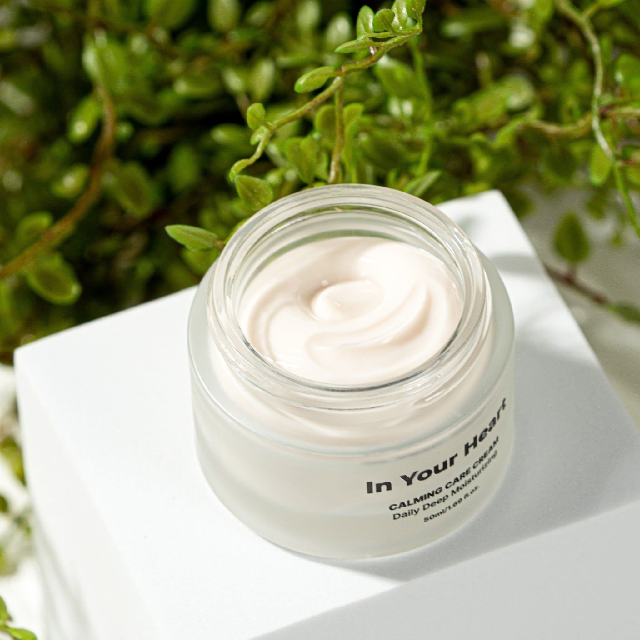 [In Your Heart] CALMING CARE CREAM 50ml Soothing  CICA Sensitive Skin Moisturizing EWG Green