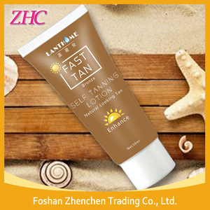 LANTHOME fast tan natural looking tan make you skin black self tanning lotion