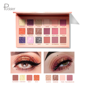 Low Moq Chromatic Makeup Waterproof Private Label Eyeshadow Palette