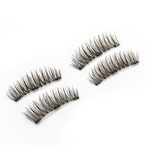 Magnetic eyelashes with 3 magnets handmade 3D magnetic lashes natural false eyelashes magnet lashes with gift box
