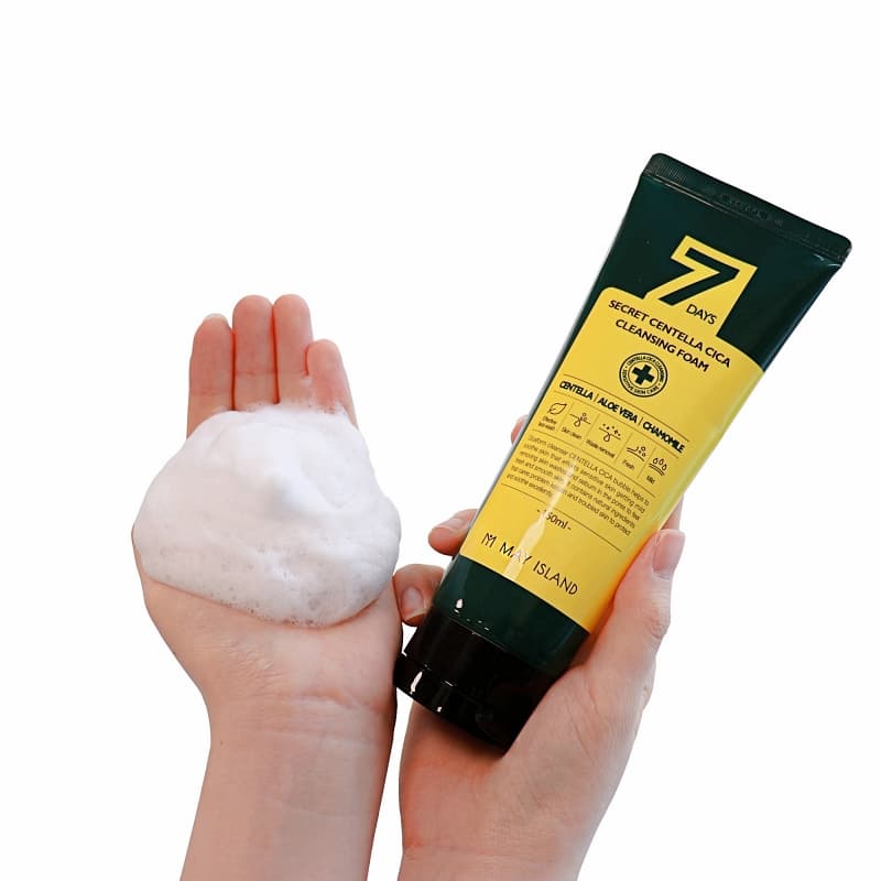 [MAY ISLAND] 7DAYS SECRET CENTELLA CICA CLEANSING FOAM 30ml / 150ml