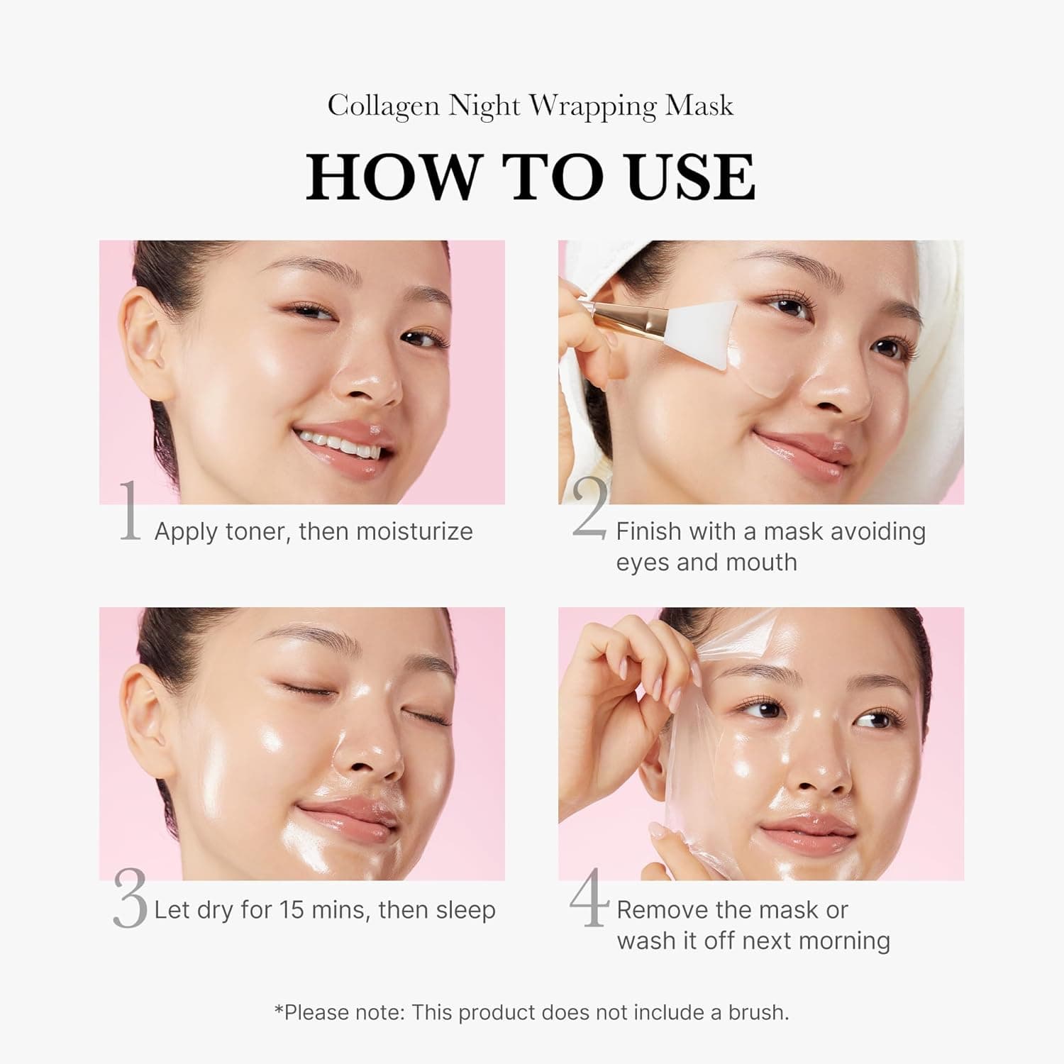 medicube Wrapping Mask Collagen Overnight Peel Off Facial Mask