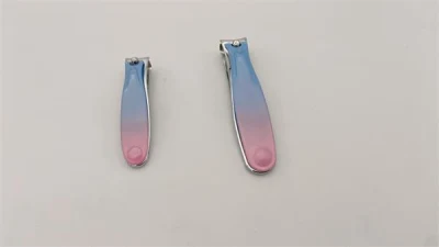 Nails Suppliers Salon Big Toe Nail Clippers Cutter with Gradient Painting Handle