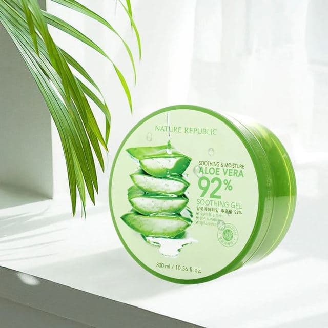 Nature Republic. Soothing &amp; Moisture Aloe Vera 92% Soothing Gel. Korean Cosmetics Wholesale 