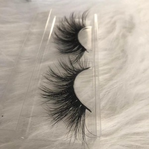 New design 25mm mink lashes private label false eyelashes