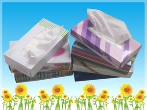 OEM custom printed box facial tissue