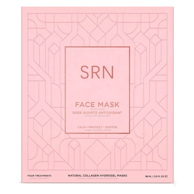 OEM Custom Rose Quartz Pink Gold Collagen Hydrogel Anti Aging Firming Half Face Mask Treatment Mask Kit