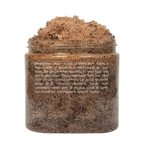 OEM Dead Sea Salt Exfoliator Moisturizer Oragnaic Arabica Coffee Body Scrub with Olive Oil and Shea Butter