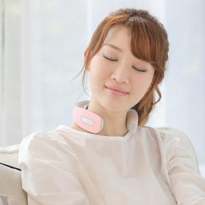 OEM ODM Portable Electric Led Vibration Ems Smart Neck Massager