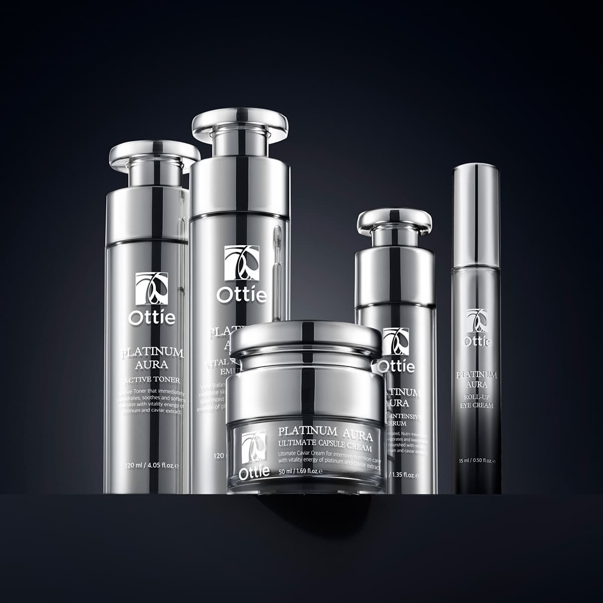 Ottie Platinum Aura Skin Care Line