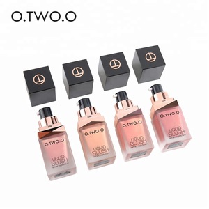 O.TWO.O Makeup Blush 4 Color Long Lasting Liquid Blush