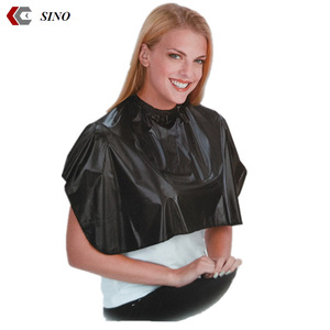 Polyester hair cut cape bib hair salon cappa hairdressing short tippet cape wholesale