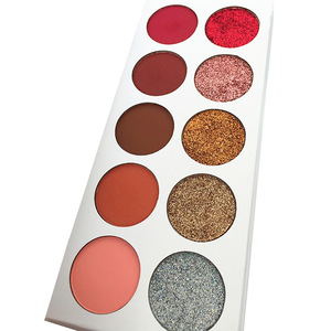 Private Label Make Up Cosmetics Glitter Eyeshadow Palette With Your Own Brand Eye Shadow