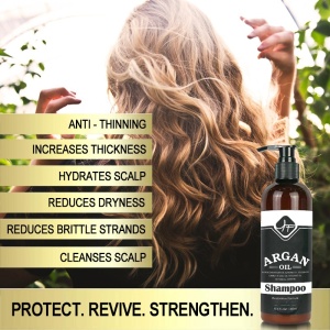 Private label organic Argan Oil Hair Shampoo