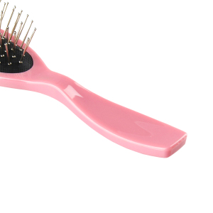 Professional cheap plastic handle metal needle hair brush