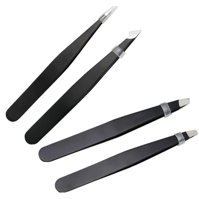 Professional Eyebrow Tweezers Hair Stainless Steel Tweezers Eyebrow with Painting for Personal Care Beauty Make up Tools